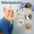thumbnail image 5 of ROZKITCH Sticky Cat Clothes Soft Cat Recovery Suit Stretchy Cat Onesie - Hair Loss Prevention Prevents Licking Body and Leg Wounds After Surgery, Blue, L, 5 of 8