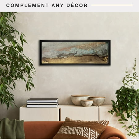 MCS Foundation 16x24 Poster Frame Traditional Brass, Vertical & Horizontal Wall Hanging Large Picture Frame for Photos, Posters & Art Prints (1-Pack)