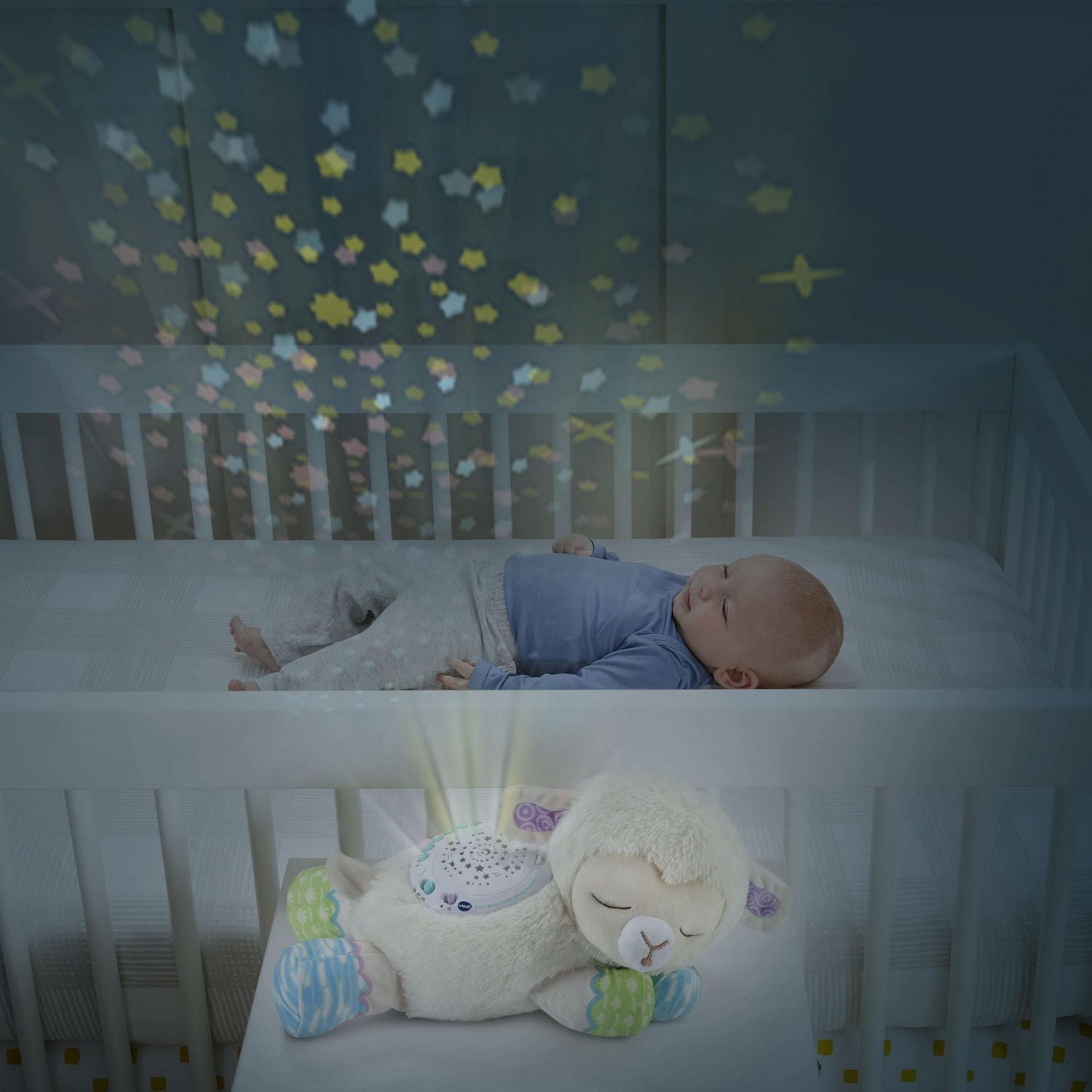 VTech 3-in-1 Starry Skies Sheep Soother™ - French Version, Birth+