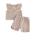 thumbnail image 4 of UAYOTSE 9 Month Baby Girl Clothes Summer Baby Girl Clothes Toddler Summer Clothes Outfits Top Shirt Cute Shorts Set,Sizes 12-18 Months, 4 of 4