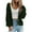 Green, variant on gakvbuo Cardigan Sweaters for Women Chunky Knit Open Front Cropped Sweater Long Sleeve V-Neck Button Down Jacket Tops Fall Sweaters Loose Short Cardigan Outerwear Coats Fall Clothes