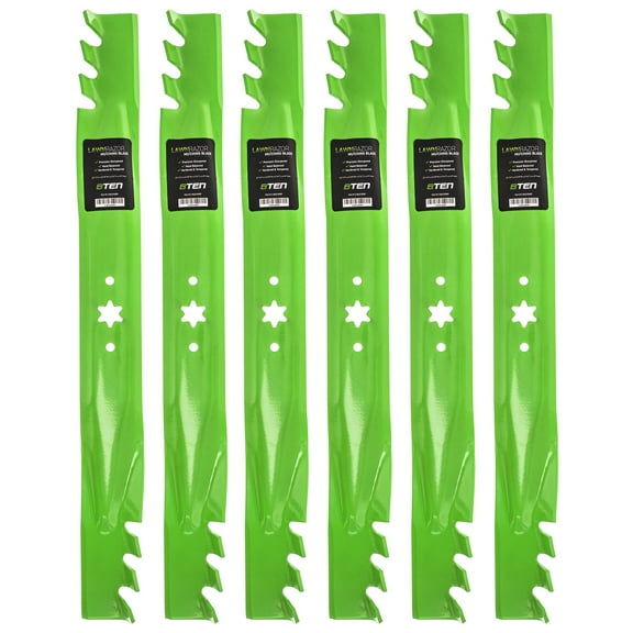 LawnRAZOR Toothed Blade for MTD Cub Cadet 942-04290 6 Pack 810-CBL2421D