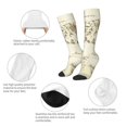 thumbnail image 3 of Naloa American Monuments Knee Socks, High Socks Long Stretchy Sock Women Knee High Stocking, Long Socks for Women, 3 of 6