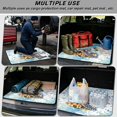 thumbnail image 3 of Yuyamidu Watercolor Sea Turtle Car Trunk Mat 29" x 39", All Weather Anti Slip Trunk Protection Liner for Most Vehicle Models, 3 of 7