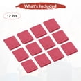 thumbnail image 4 of Uxcell 12PCS Bandas de sudor deportivas, muñequeras de algodón absorbentes para entrenamiento/baloncesto/correr [Rojo rosa, 10cm de ancho], 4 of 7