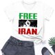 thumbnail image 2 of Tops de Cuello Alto para las Mujeres de la Carta de la Moda Impresa Blusas de Manga Corta, Camisas Casuales Suaves con Cuello Triple 弹性 Ajuste, Camiseta de Suéter de Uso Diario, 2 of 5