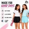 thumbnail image 6 of RBX Girls Dolphin Athletic Shorts Breathable Mesh Gym Girls Activewear for Kids 2 Pack, 6 of 7