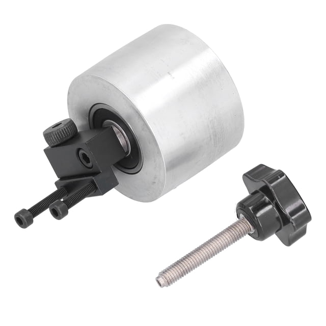 Rueda Motriz De Aleación De Aluminio Rueda De Seguimiento Para Amoladora De Banda Respetuoso Con El Medio Ambiente Baja Vibración Resistente A La Corrosión Para Carpintería ANGGREK Herramientas