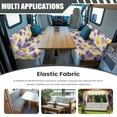 thumbnail image 3 of Uorisanigo Pansy RV Dinette Cushion Covers RV Seat Covers Dinette Booth Set Camper Cushion Slipcover Camper Accessories for Travel Trailer Must Haves Inside Accessory, 3 of 7