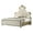 Beige, variant on Modern E. King Bed In White With A Stable Mattress Support Sleek For Contemporary Bedroom Style