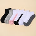 thumbnail image 3 of 5 Pairs of Children's Cotton Socks Baby Girl Boy Soft Breathable Suitable for 3~5Y Kids Casual Mesh Toddler Accessories 3711-1 4-6T, 3 of 6