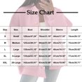 thumbnail image 3 of LEBONYARD Women's Trendy Stand Up Collar Solid Colored Drop Shoulder Sleeve Mid Length Loose Warm Fitting Casual Large Pocket Outerwear Button Jacket, 3 of 9