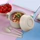 thumbnail image 4 of pstuiky Tazón de ramen de fibra de seis piezas, fideos ramen para dormitorio universitario, 4 of 7