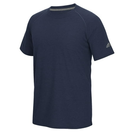 adidas Men's Climalite Ultimate Short Sleeve Tee (College Navy, Large)