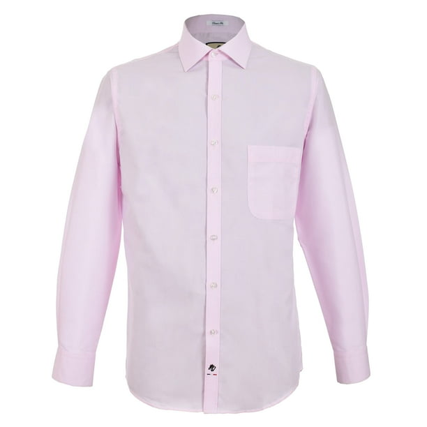 Camisa basica Michel Blanc hombre rosa claro