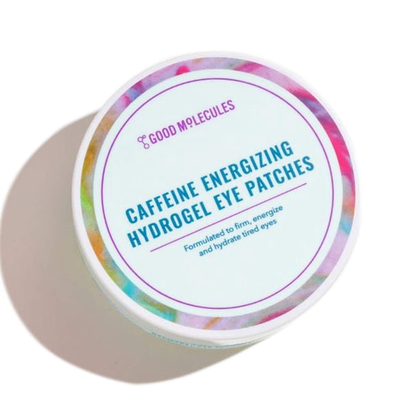 Parches para ojos Good Molecules, hidrogel energizante con cafeína x30