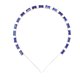 thumbnail image 1 of Diadema de diamantes de imitación Material Premium Alta Durabilidad Cómodo Desgaste Elástico Mujeres Diademas, 1 of 8