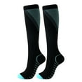 thumbnail image 2 of NIBOLOG Men Women Outdoor Sports Football Soccer Running Nylon Compression Calf Socks, 2 of 5