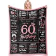 thumbnail image 1 of LHSHID 70th Birthday Gifts for Women Blanket Funny 70th Birthday Decoration for Women Birthday Gifts for 70th Women Best 70th Birthday Gift Ideas for Women Happy Birthday Gifts 30"x40", 1 of 6
