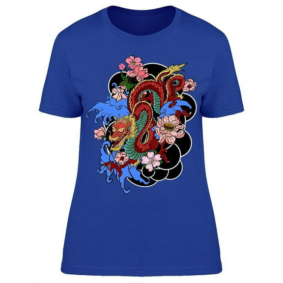 Glorious Japanese Dragon T-Shirt Women -Image by Shutterstock, Female Large