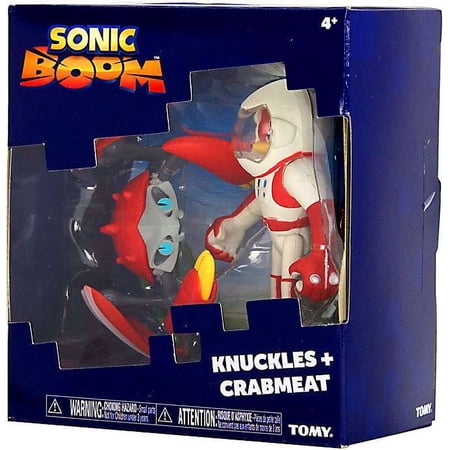 Sonic The Hedgehog Sonic Boom Spacesuit Knuckles & Crabmeat Action Figure 2-Pack