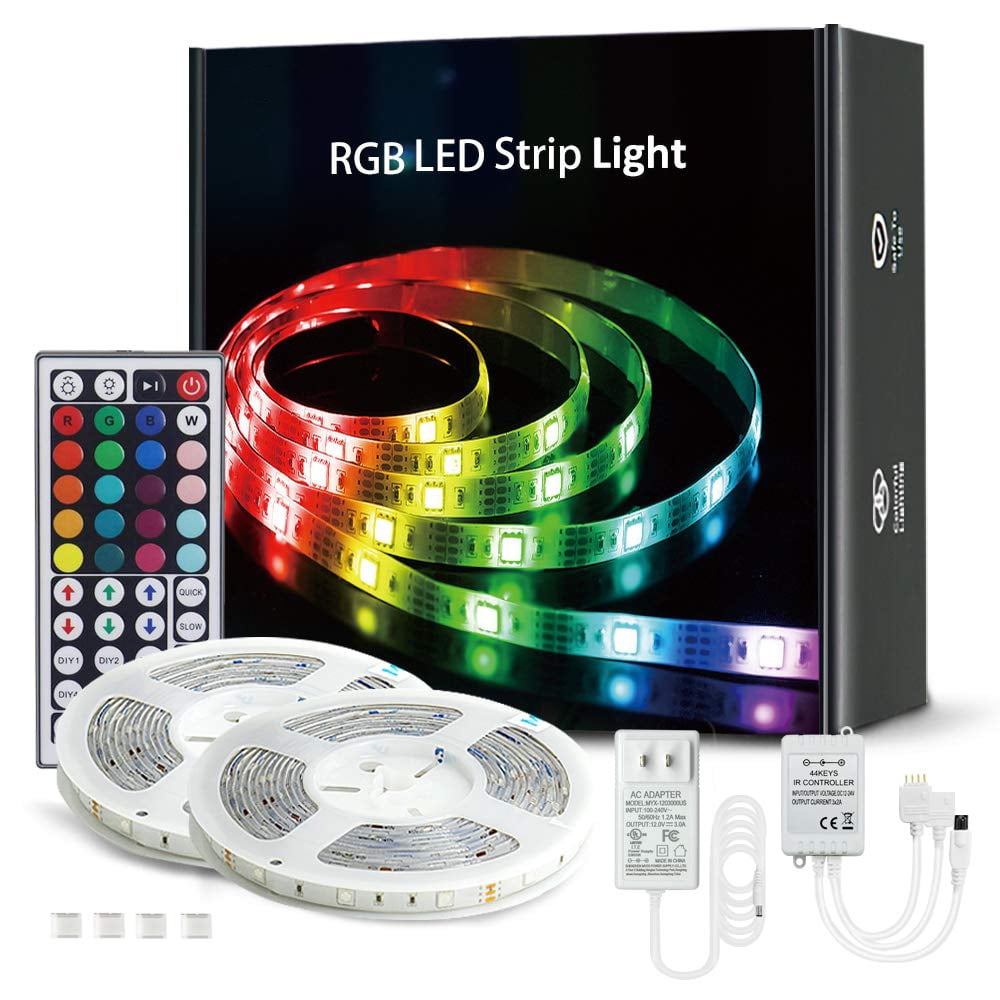 1/2/5x 5m RGB Solar Powered RGB LED Light Strip 2835 SMD String Lights Tape Lamp 