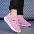 thumbnail image 2 of Quealent Kids Shoes Toddler Boys Girls Athletic Running Sports Strap Sneakers for Toddler/Little Kid/Big Kid Pink for Size 12.5, 2 of 9
