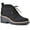 Black/Suedette, variant on Womens Daniella Faux Suede Platform Chukka Boots
