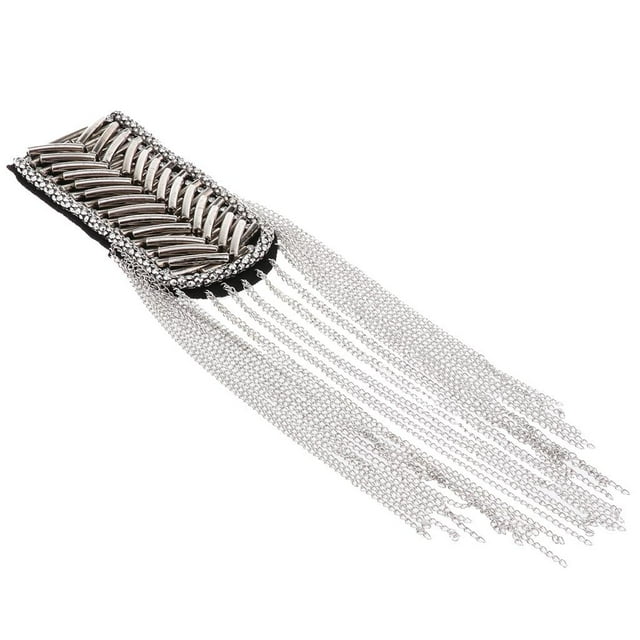s Hombro Charretera de cristal Cadena Broche de hombro Tableros Insignia Vestido de escenario Accesorios 01 Macarena Piezas de hombro
