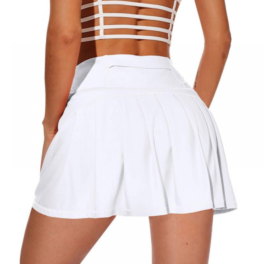 Pleated Tennis Skirts for Women with Pockets Shorts Athletic Golf