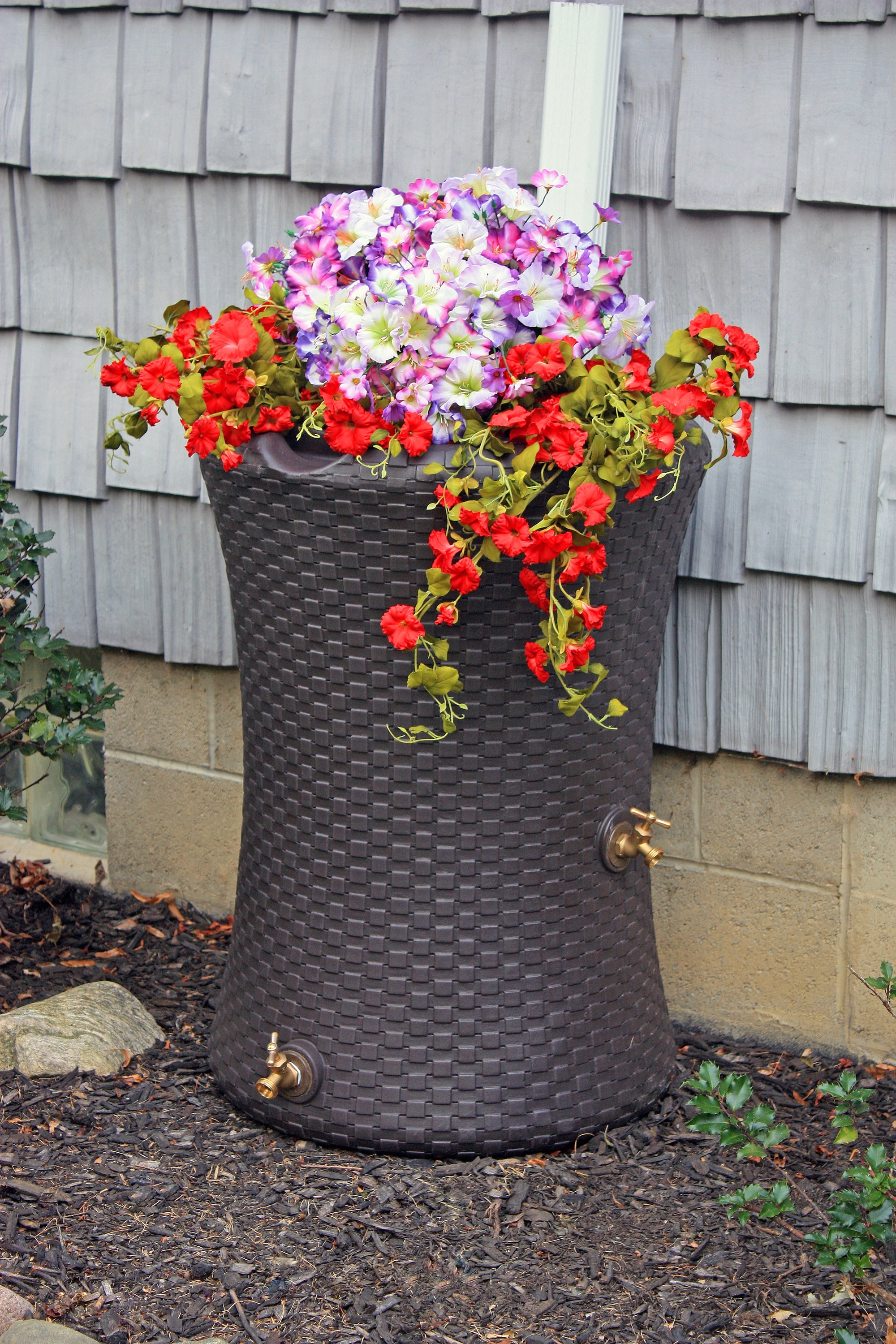 Good Ideas Impressions Nantucket 50 Gallon Rain Saver - Dark Brown