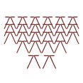 thumbnail image 4 of veasfak 24 Pieces Velvet Christmas Bows Set Decorative Twist Tie Bows Ribbon Bowknot Red, 4 of 9