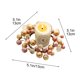 thumbnail image 3 of Xihbxyly Candelabro Navideño, Elegante Diseño de Anillo de Cuentas, Estilo Moderno, Material de Hierro Plástico Duradero, Decoración para El Hogar y La Sala de Estar, Celebración Navideña, Tamaño de, 3 of 6