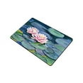 thumbnail image 2 of MKHERT Pink Water Lilies Flowers with Colorful Pads Doormat Rug Home Decor Floor Mat Bath Mat 23.6x15.7 inch, 2 of 3