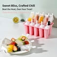 thumbnail image 3 of SUSWIM Popsicle Molds 10 Pieces Silicone Ice Pop Molds Popsicle Mold Reusable Easy Release Ice Pop Maker, 3 of 5