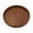 🎃 Brown 🎃, variant on neszzmir 🔥 European Style Wood Serving Tray - Rustic Round Desktop Display Board for Kitchen & Dining (Brown, 24cm) 🔥