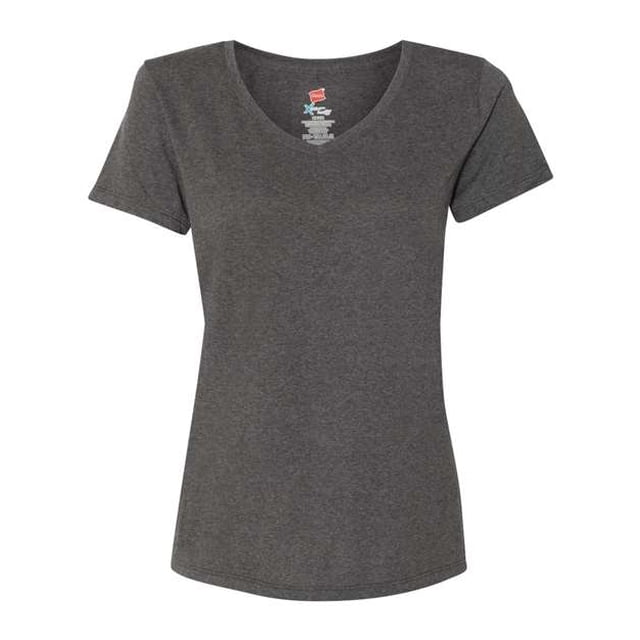Hanes X-Temp Fresh IQ Tri-Blend Performance Camiseta con cuello en V para mujer, 42VT, 2XL, Slate hanes 42VT