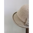 thumbnail image 5 of Gorro de lana de invierno, sombreros fedora retro para mujer, sombreros de iglesia, sombrero de pesca, sombrero de fieltro para mujer, sombrero bombín, 5 of 5
