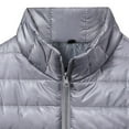 thumbnail image 3 of Dovford Mens Down Jackets with Hood Lightweight Puffer Jacket Zip Warm Packable Winter Hoodies Coats Padded Bubble Outwear, 3 of 6