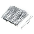 thumbnail image 2 of Uxcell 5.9 Inches Plastic Closure Tie Twist Ties Silvery 500 Pack, 2 of 5