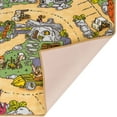 thumbnail image 4 of KC Cubs | Flintstones Bedrock Road Map Educational Learning & Game Area Rug Carpet for Kids and Children Bedrooms and Playroom, 4 of 6