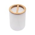 thumbnail image 3 of Accesorio de baño Artículos de tocador de encimera Durable Suave Fácil de limpiar Vaso Porta cepillo de dientes, 3 of 9