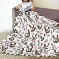 thumbnail image 6 of Honeii Flowe Rooster Print Fleece Blanket - Throw Blanket for Bed, Sofa, Couch, Camping, and Travel , Microplush Ultra Soft Warm Blanket-40"x30", 6 of 7