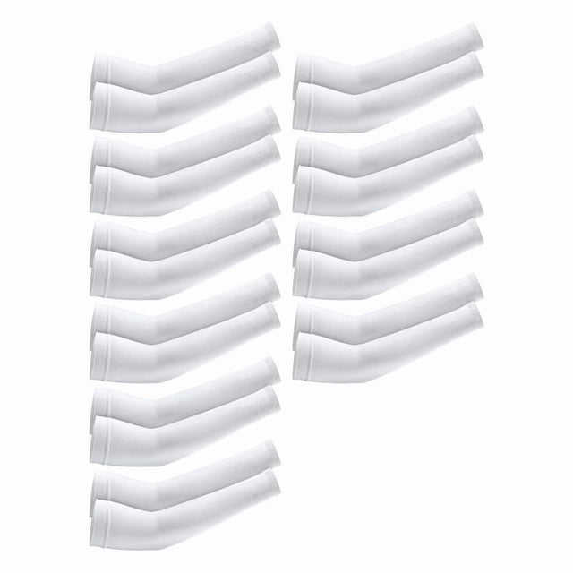 10 Pares de Mangas Brazo RefrigeracióN Calentadoras ProteccióN UV para Hombres y Mujeres, Correr, Ciclismo, Senderismo, Golf,