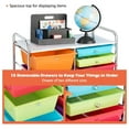 thumbnail image 6 of REKHH 15-Drawer Rolling Storage Cart, Multipurpose Movable Organizer, Utility Cart for Home, Office, School, Multicolored, 6 of 9