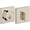 Lifetime Polished Nickel, variant on Baldwin 8220LL056BT Gramercy Square Level Deadbolt - Nickel