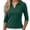 Green, variant on 3/4 Length Sleeve Womens Tops Plus Size Polo-Shirts Lightweight Basic Tees Golf Shirt Slim Fit Classic V Neck Blouses for Athletic Running Hiking Gym Yoga 2026 Fall Outfits for Women(White,M)