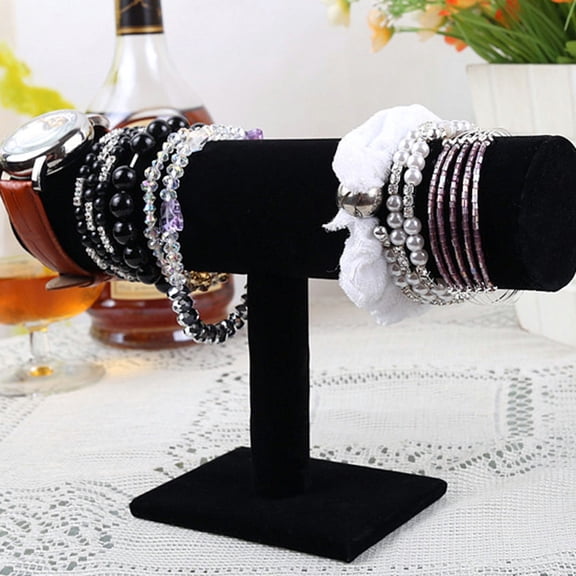 SmartBy Fashion Velvet Bracelet Bangle Necklace Jewelry Display Stand Holder Organizer