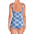 thumbnail image 2 of Lauren Ralph Lauren Womens Printed Loop-Front One-Piece Swimsuit, 2 of 2