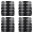 thumbnail image 1 of 4 piezas de patas elevadoras para muebles redondas de metal antideslizantes, resistentes y ajustables, soporte para escritorios, camas, tocadores, Negro, 1 of 8